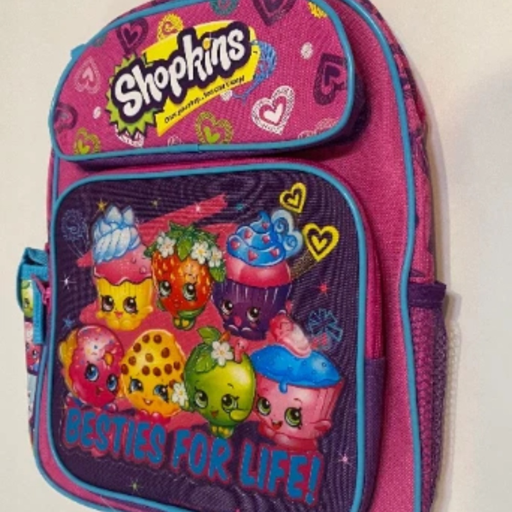 Shopkins SMALL Backpack 12” Tall , New School backpack NEW! Licensed products!
